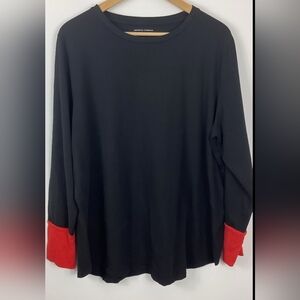 Universal Standard Rhine Colorblock Cuff Top Size Large